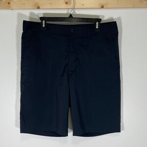 Cutter & Buck Dark Blue Flat Front Shorts